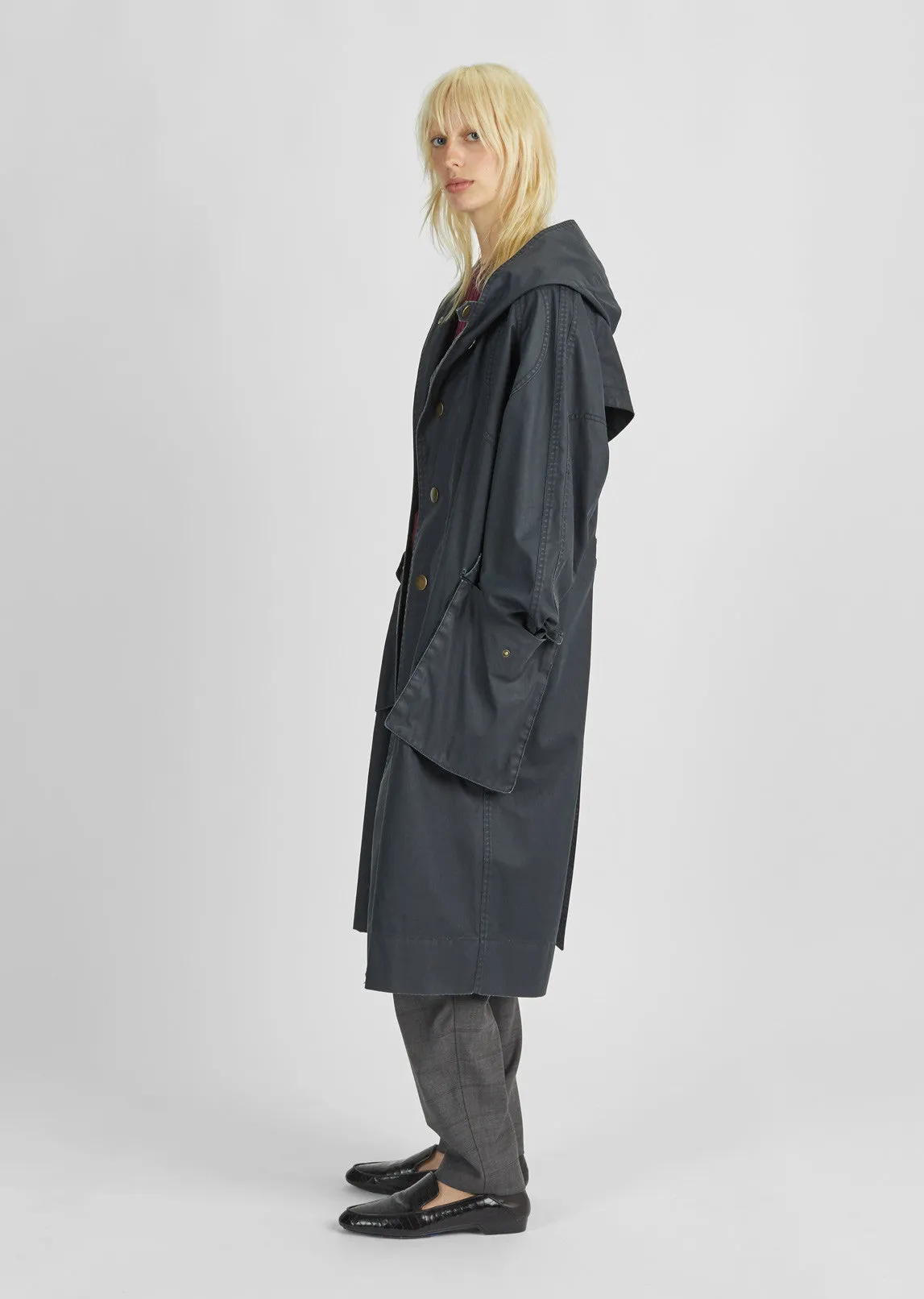 Donato Hooded Trench Coat