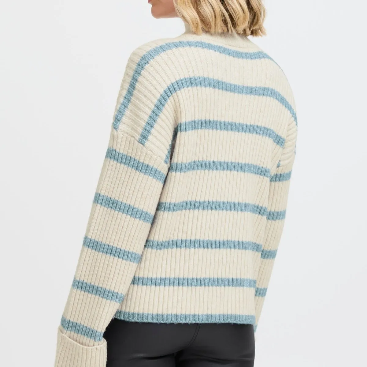 Elly Pullover - Limestone Melan