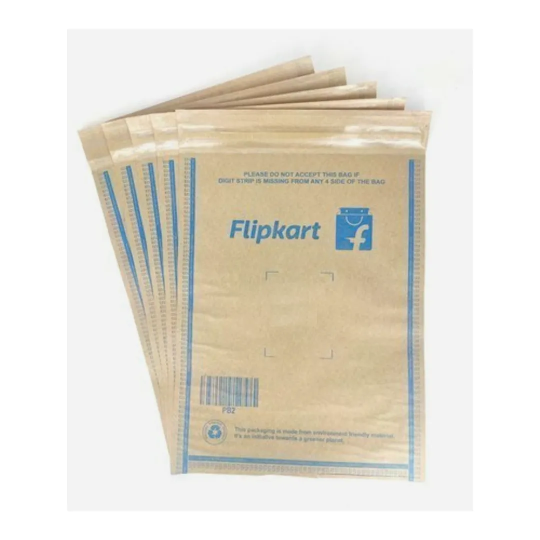 Flipkart Printed Paper Courier Bags, 12x15 Inches, (PB-3, 100 Bags)