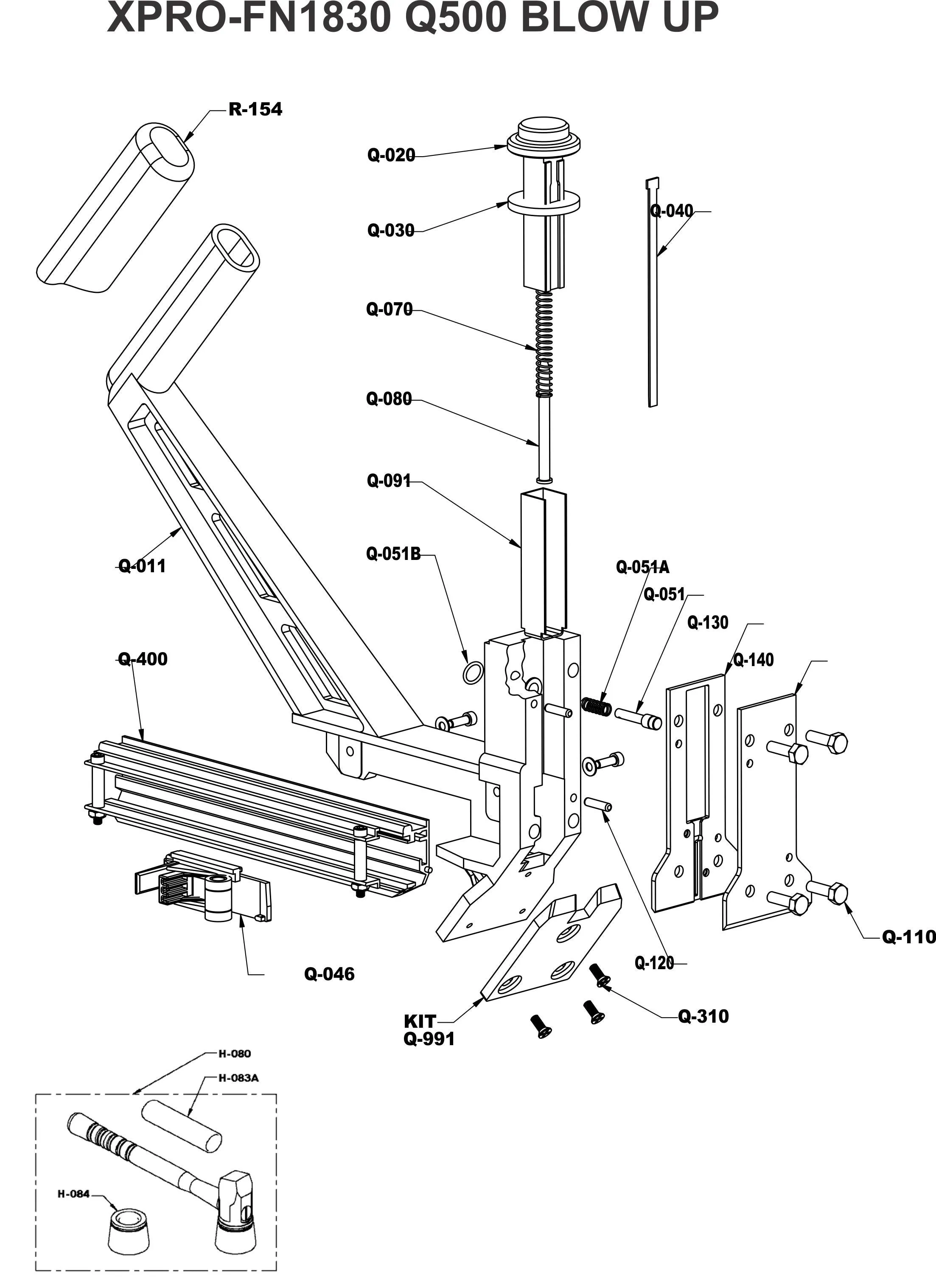 FLOORING NAILER PT MANUAL- Q500