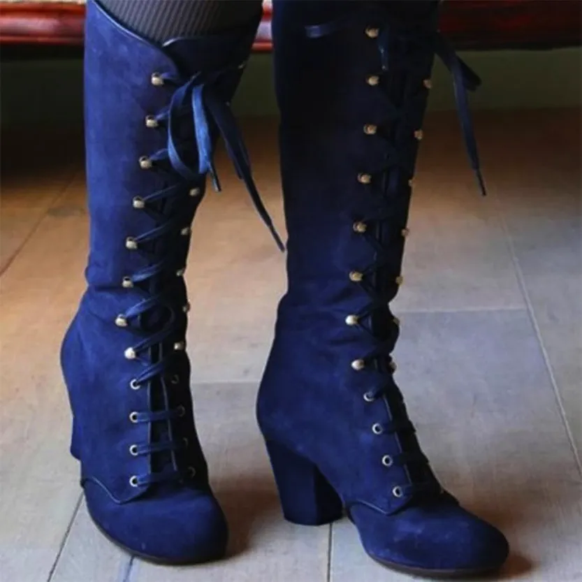 Funki Buys | Boots | Women's Vintage Retro Lace Up Boots