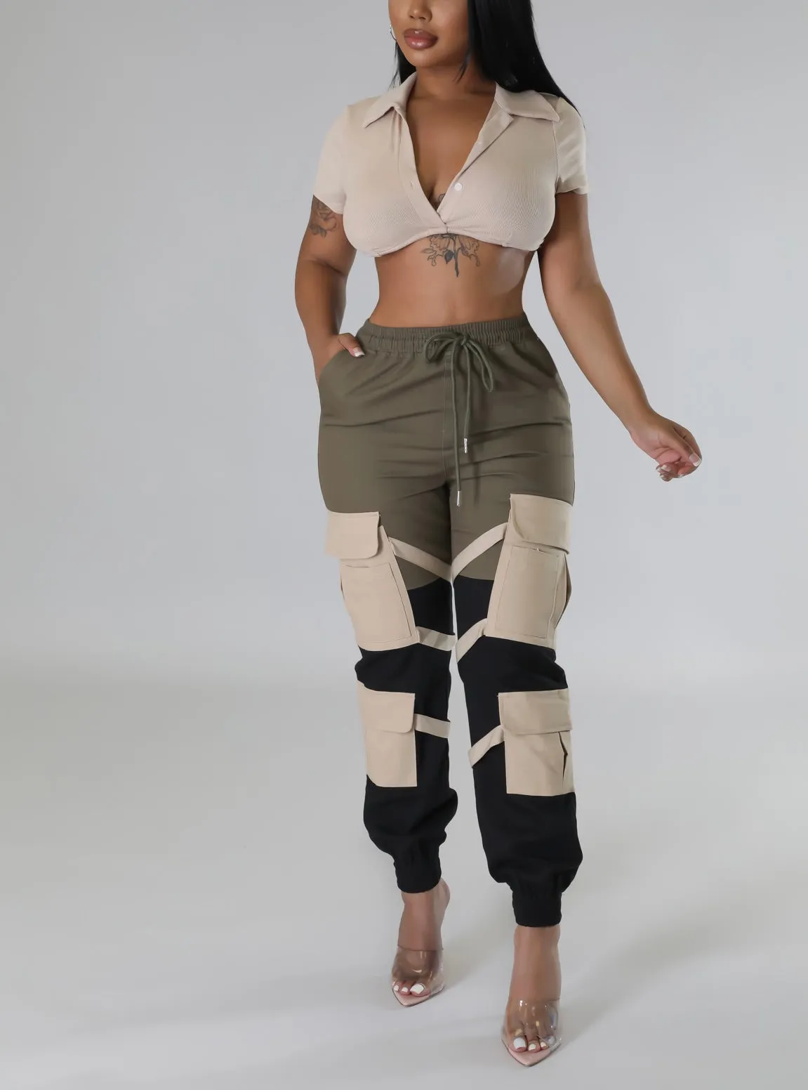 Get In Line Cargo Joggers