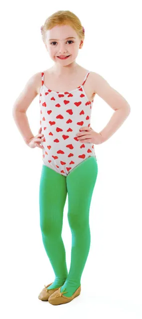 Girls Green Tights Fancy Dress Christmas Elf Xmas Costume Accessory