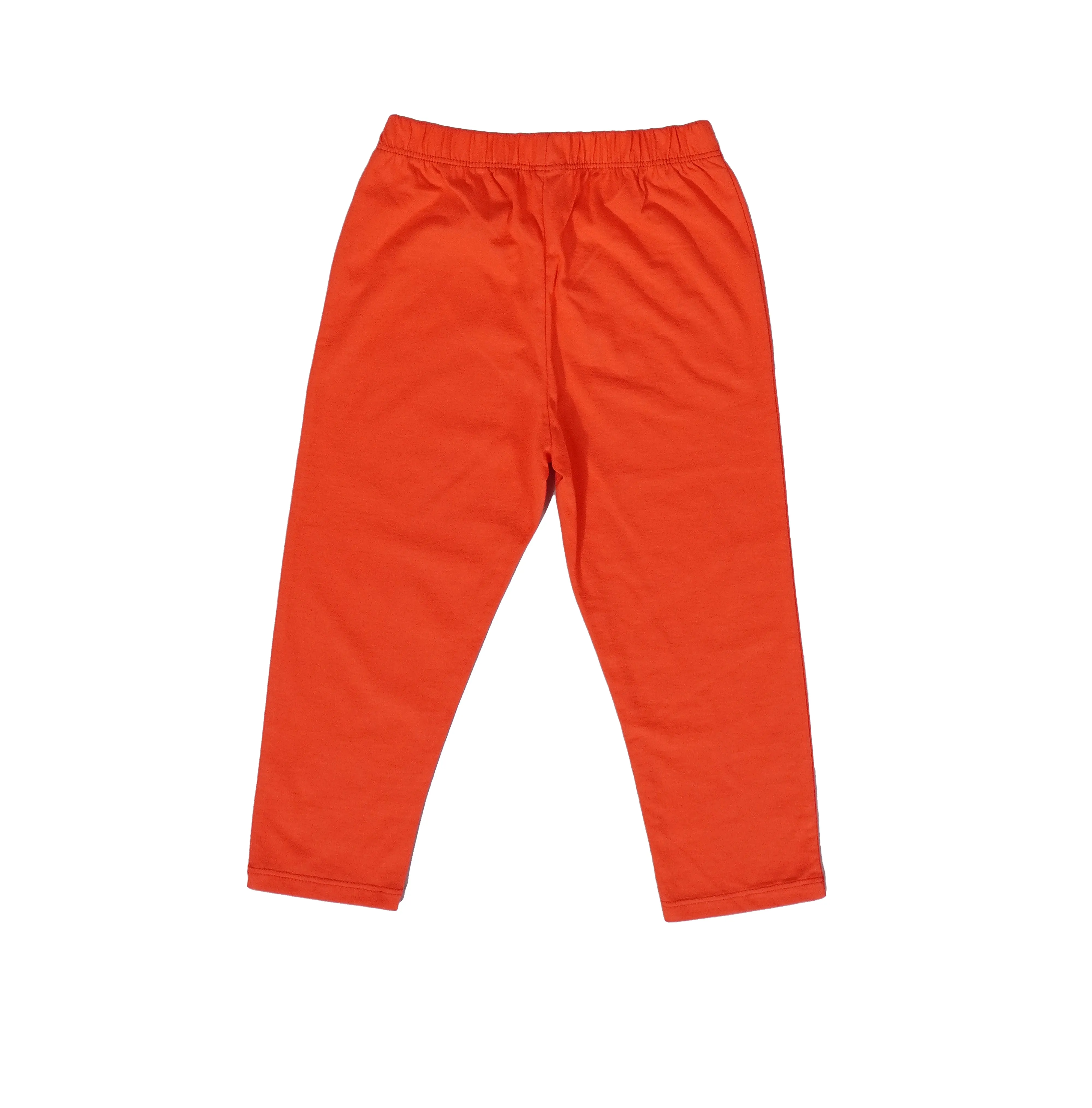 Girls Orange Capri Tights