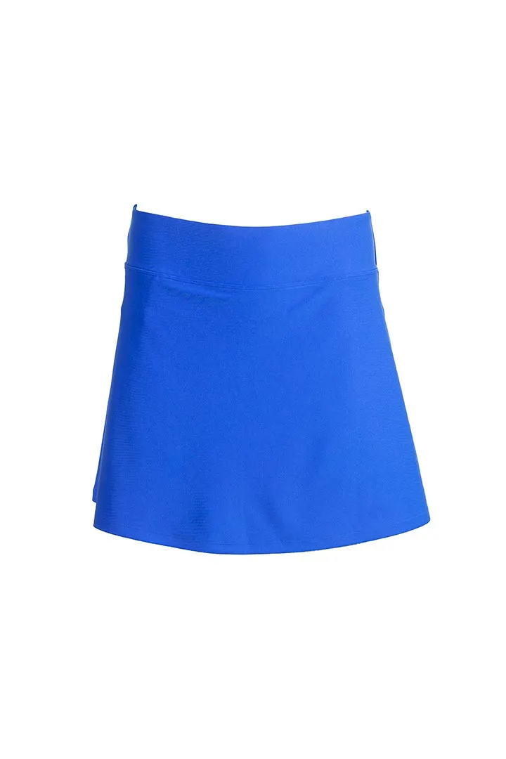 Girl's Wavecatcher Swim Skirt  |  Baja Blue