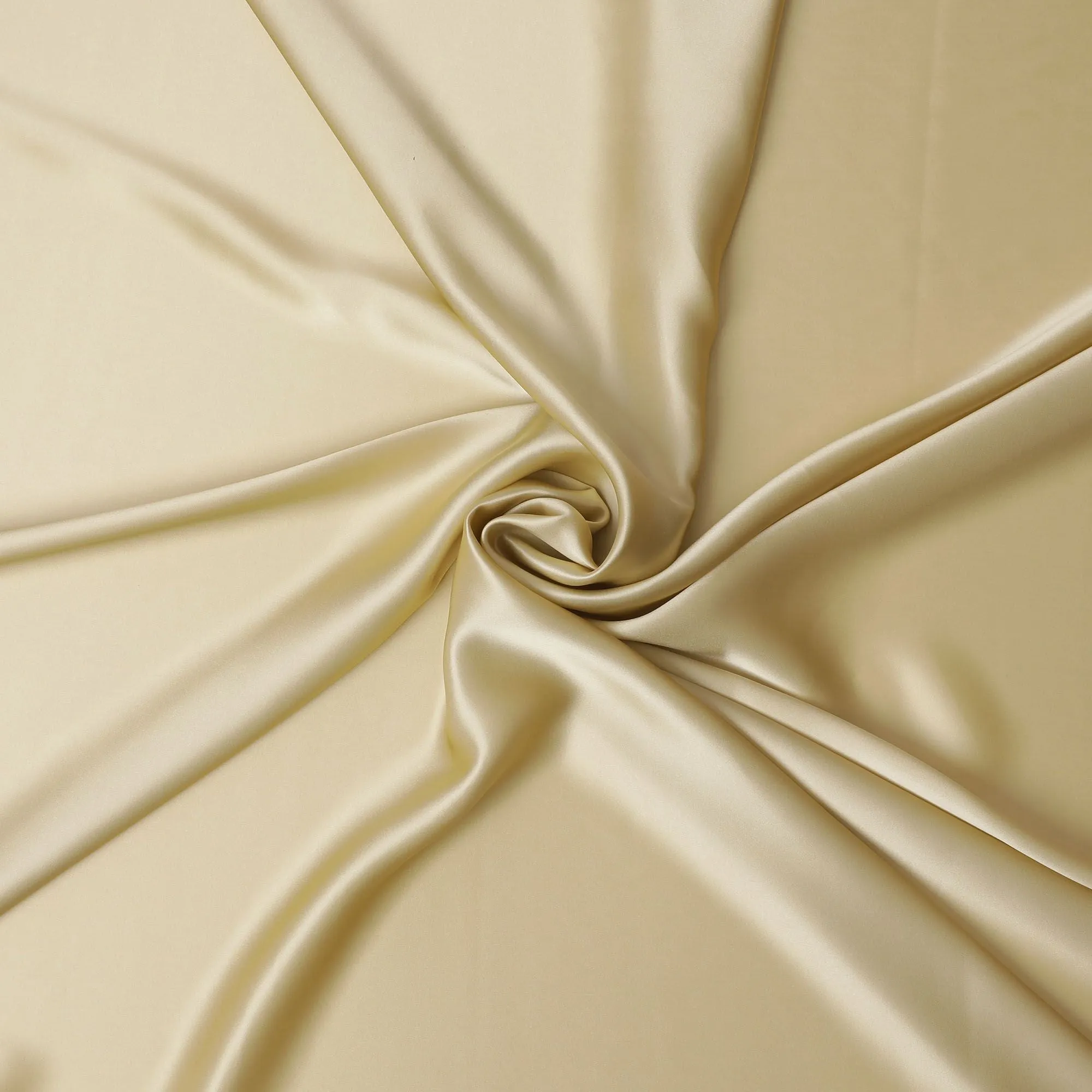 Gold Bliss Pure Silk Satin Fabric, 110cm Wide - Buy Online-D18358