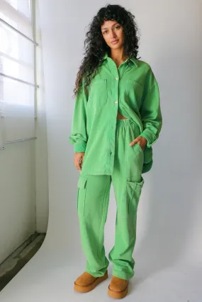 Green Terry Utility Set