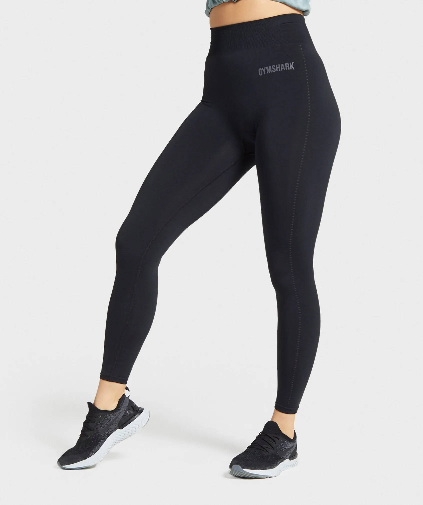 Gymshark Breeze Lightweight Seamless Tights - Black