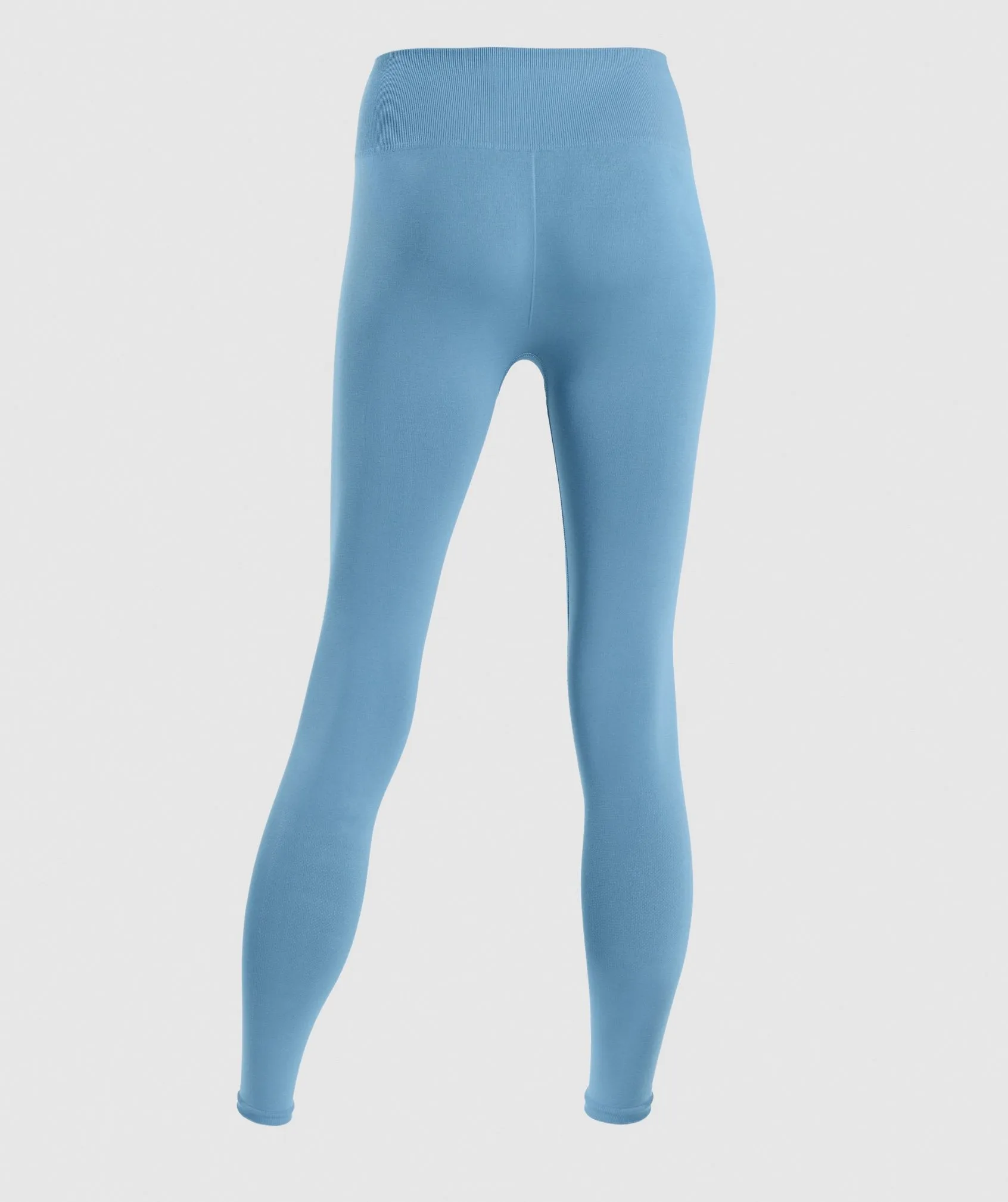 Gymshark Breeze Lightweight Seamless Tights - Blue Stone