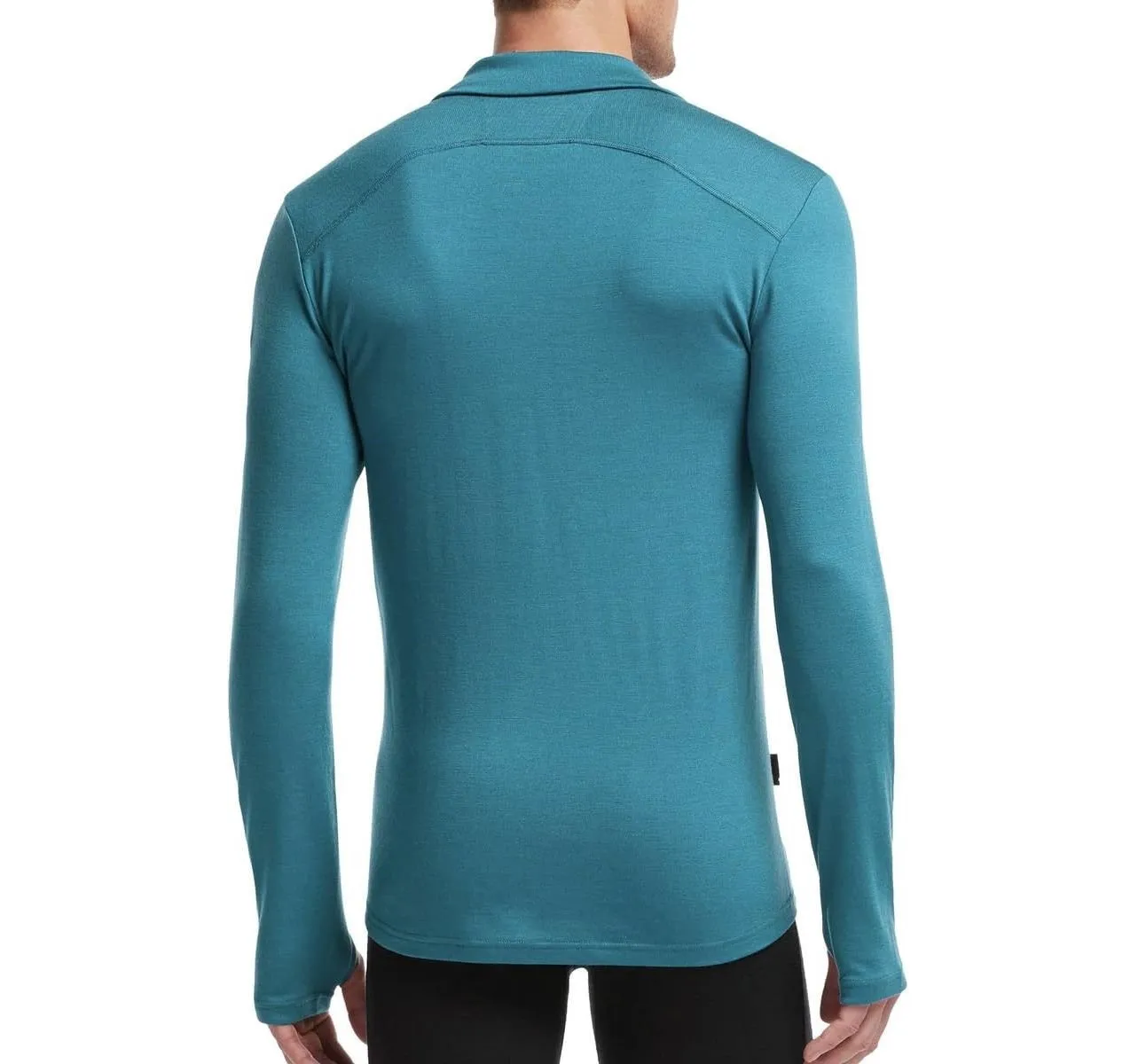 Icebreaker Merino Men's Base Layer (IB 100484) 260 Tech Top Long Sleeve Half Zip Shore XXXL