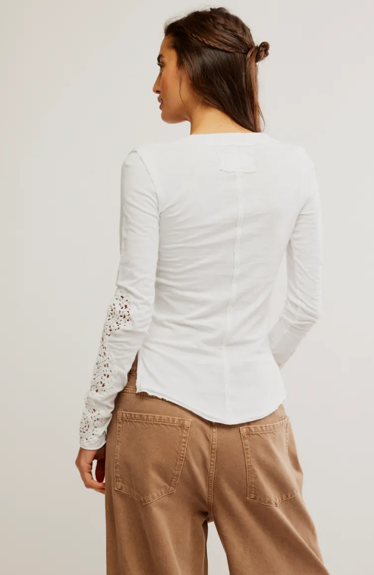 Ivory Henley Cuff Top