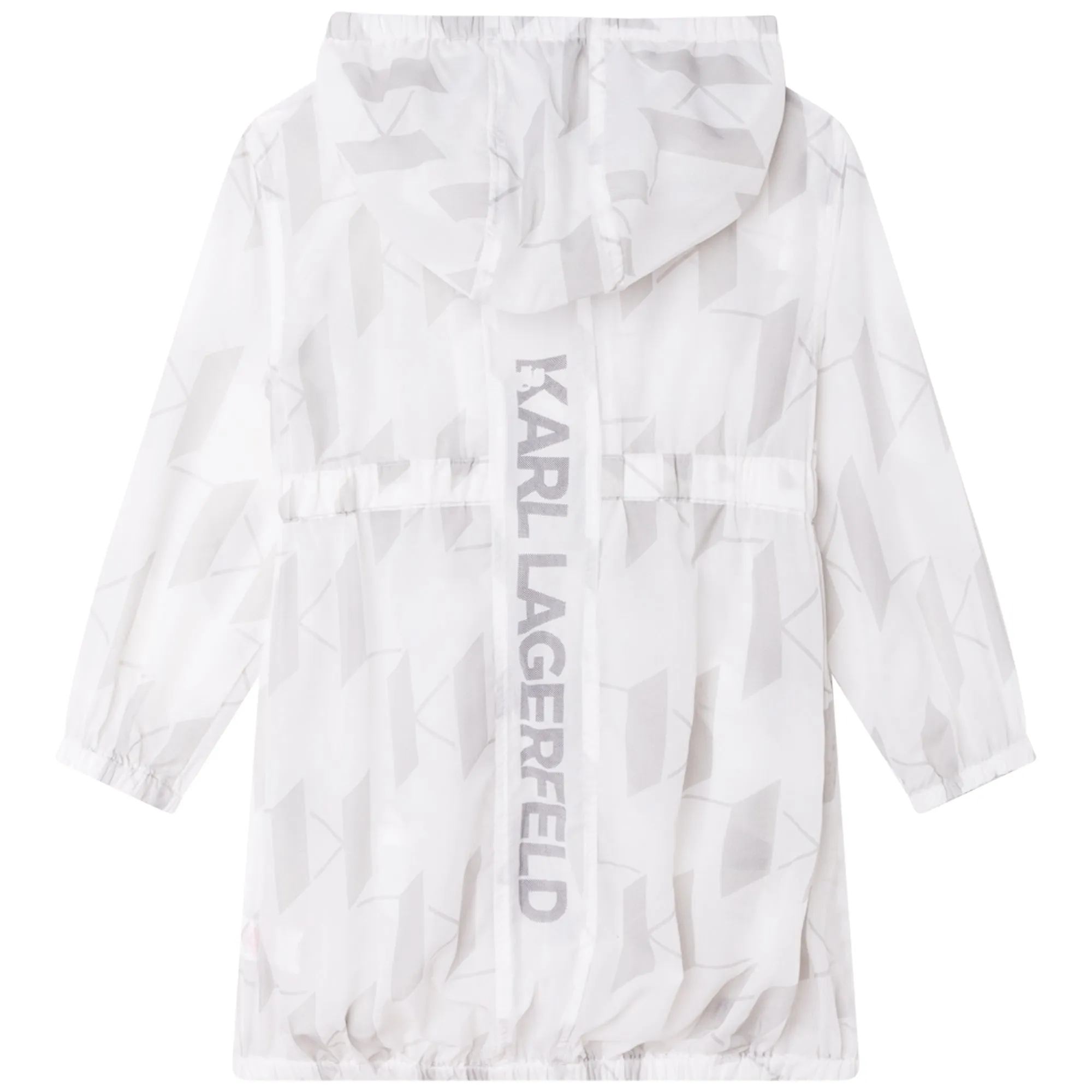 Karl Lagerfeld White Trench Coat