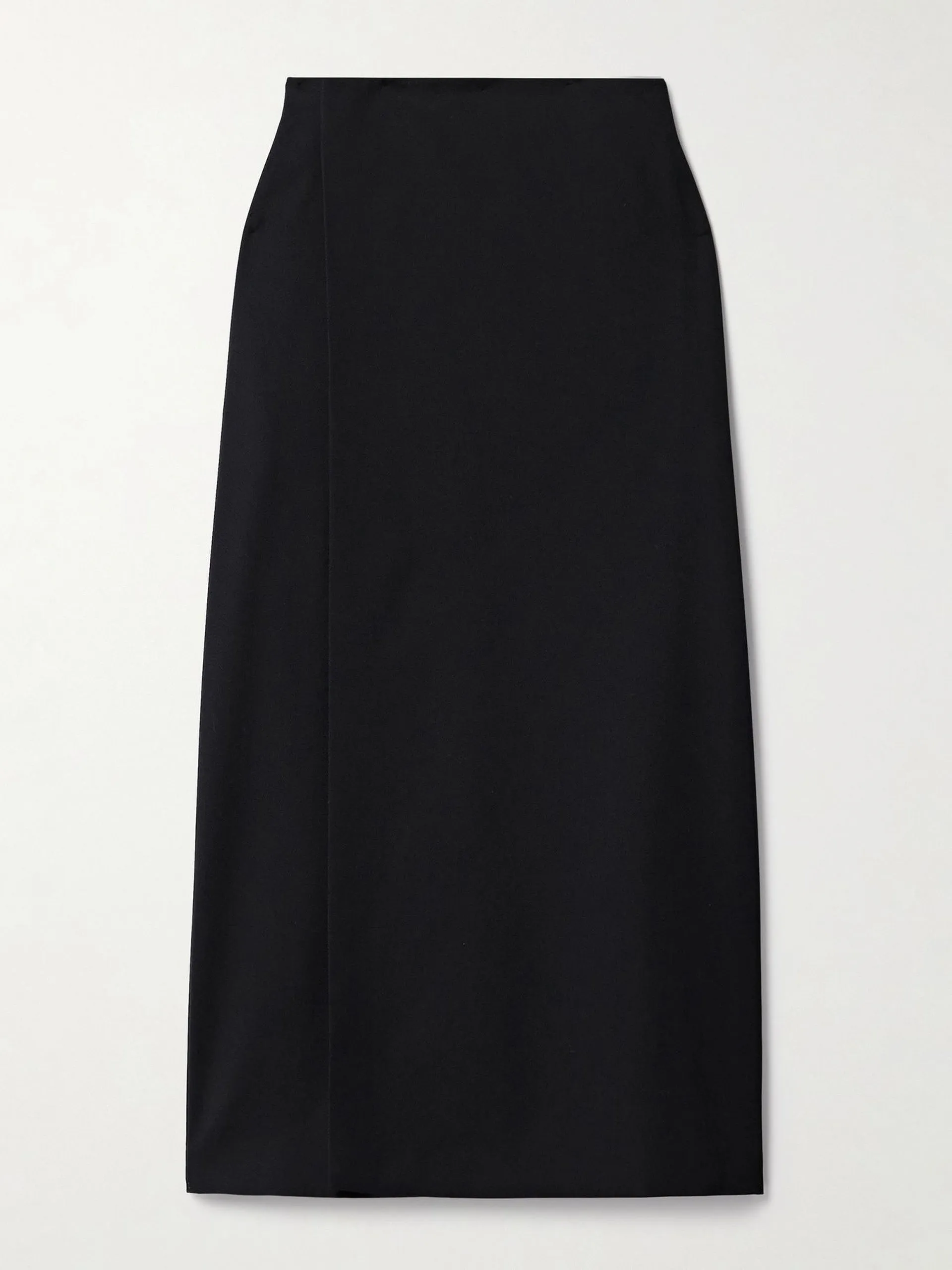 Kavi wool wrap midi skirt