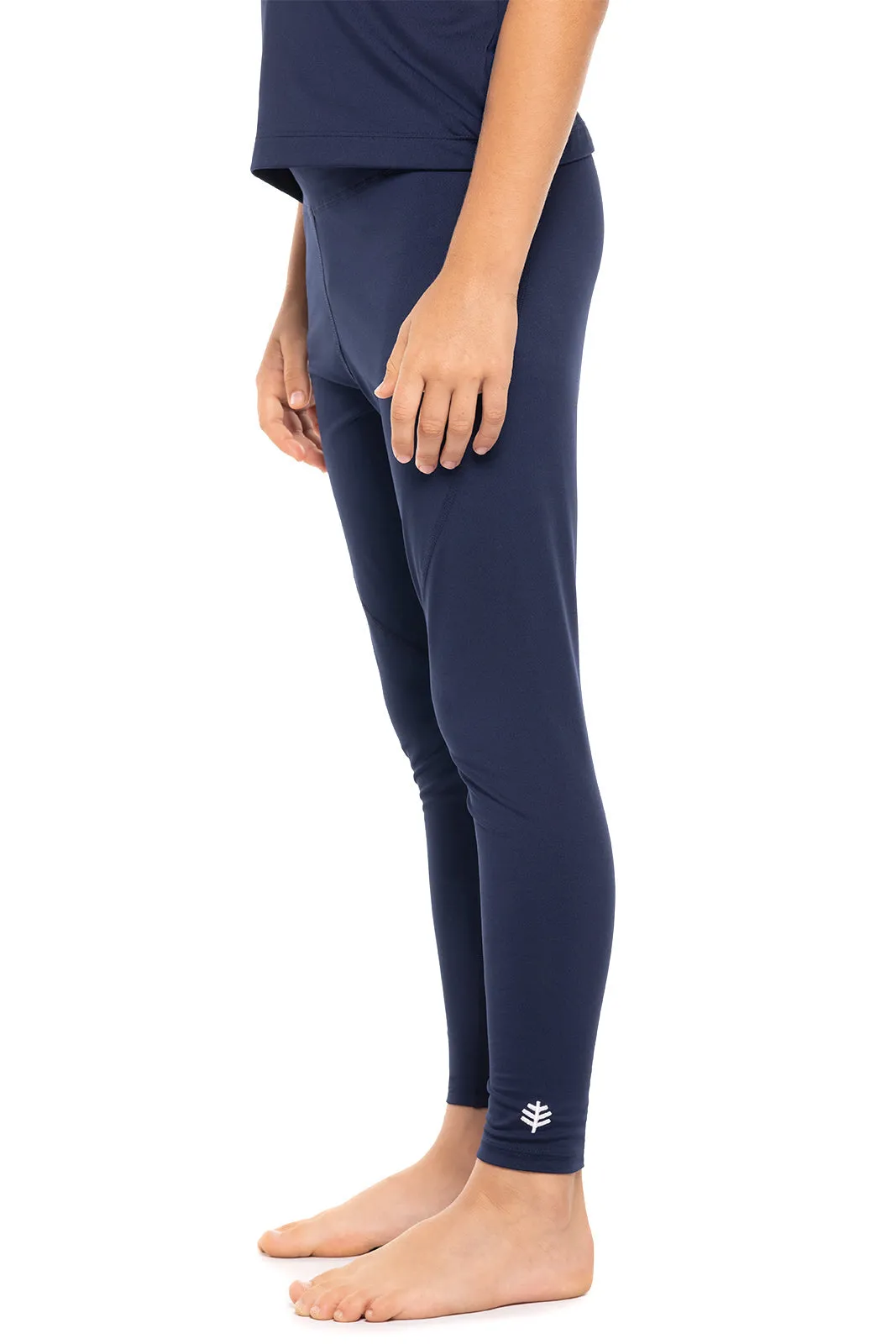 Kid's Wave Swim Tights  |  Navy