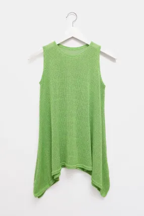 LAYER KNIT ASYMMETRICAL VISCOSE TOP