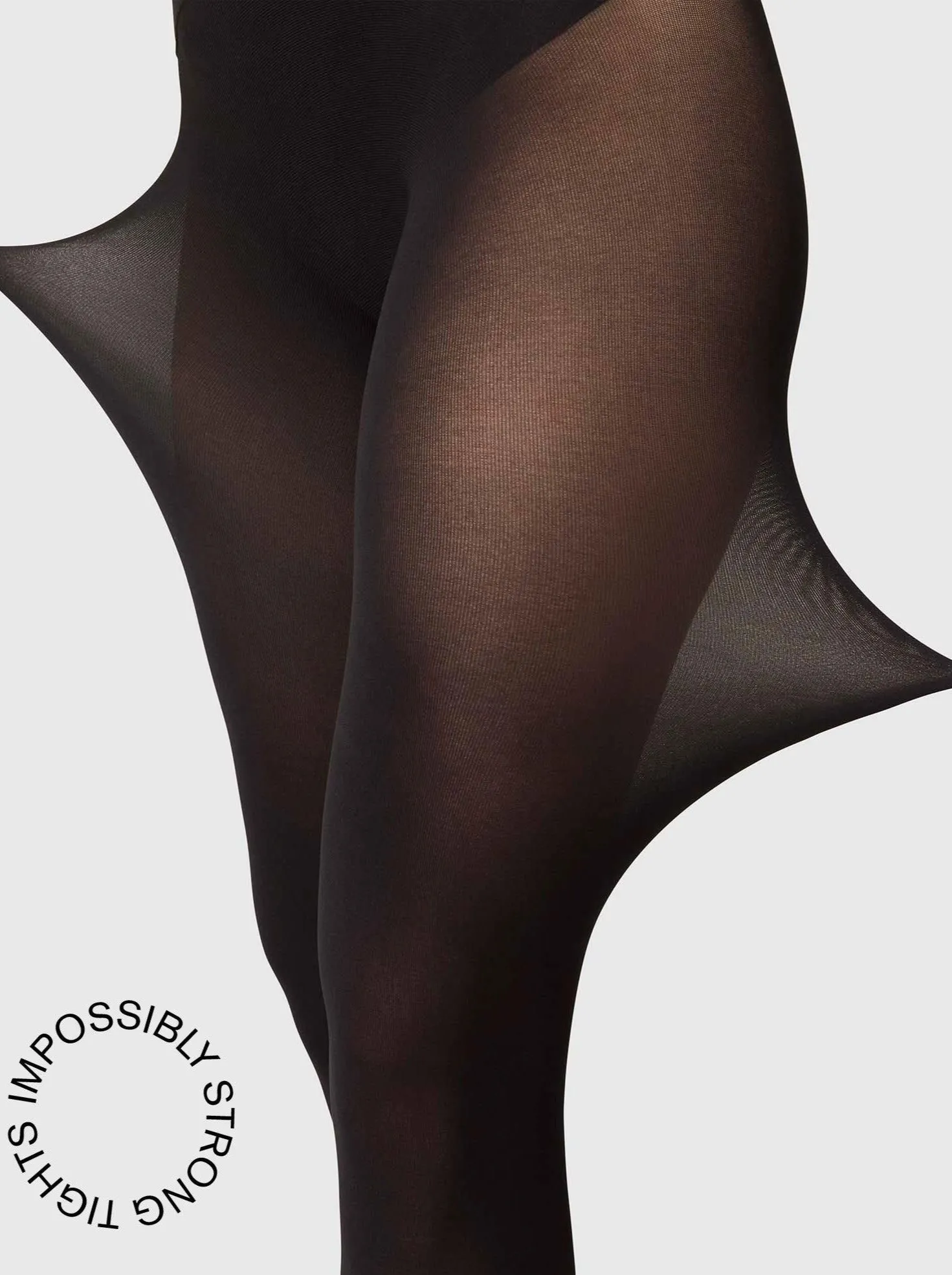 Lois Rip Resistant Tights - Black