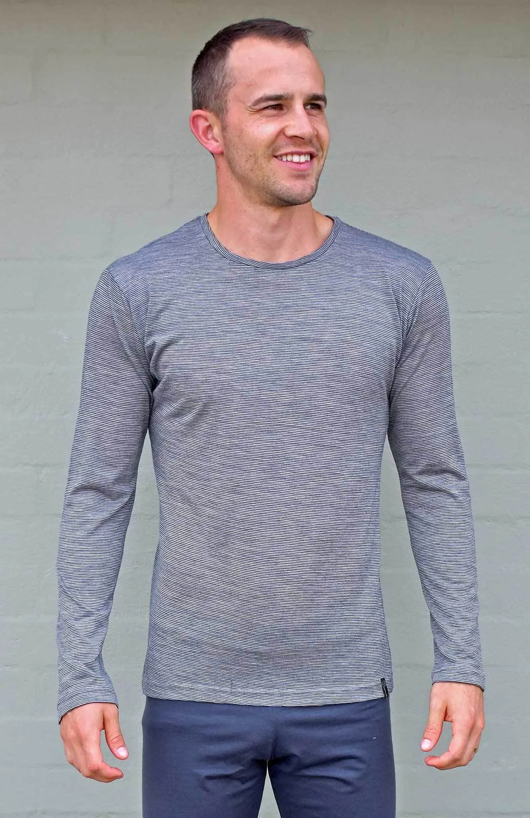 Long Sleeved Crew Neck Top 170g