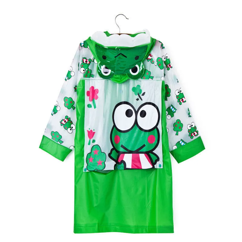 Long Style Kids Raincoat - Free Shipping to N.A.