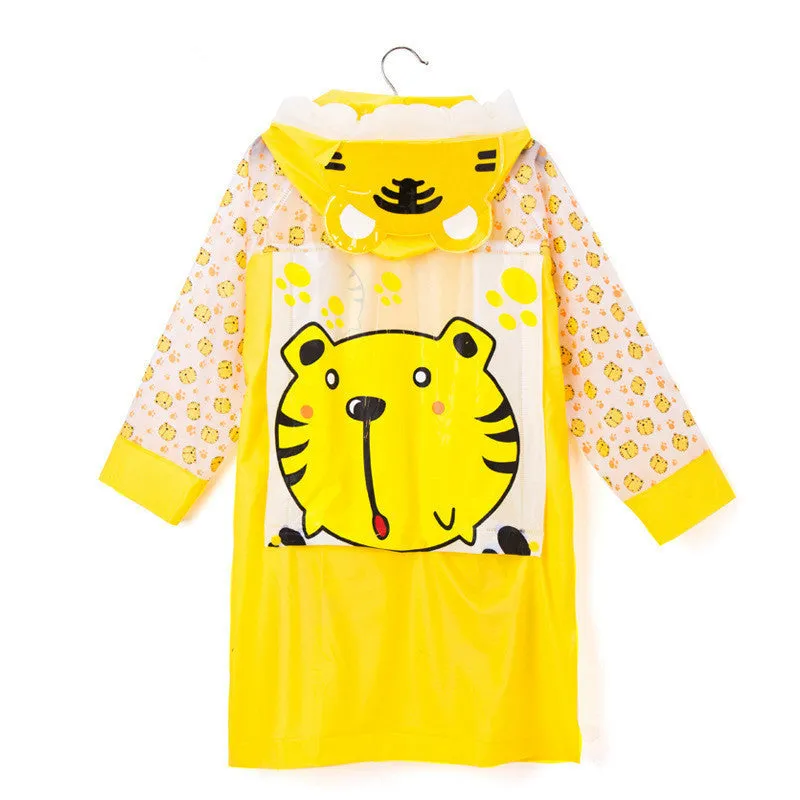 Long Style Kids Raincoat - Free Shipping to N.A.