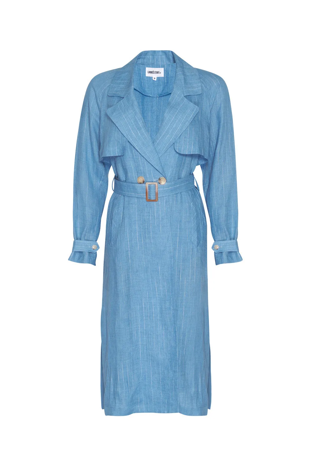 Loobies Story Chianti Trench Coat – Blue Bell