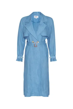 Loobies Story Chianti Trench Coat – Blue Bell