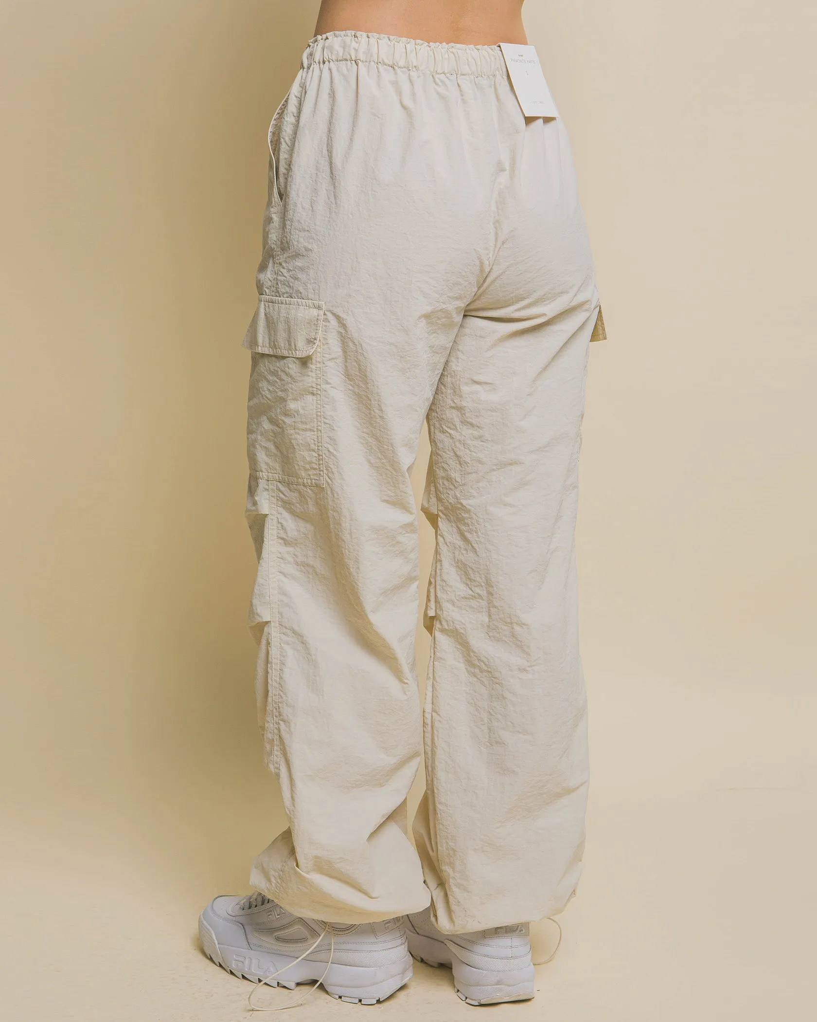 LOOSE FIT PARACHUTE CARGO PANTS