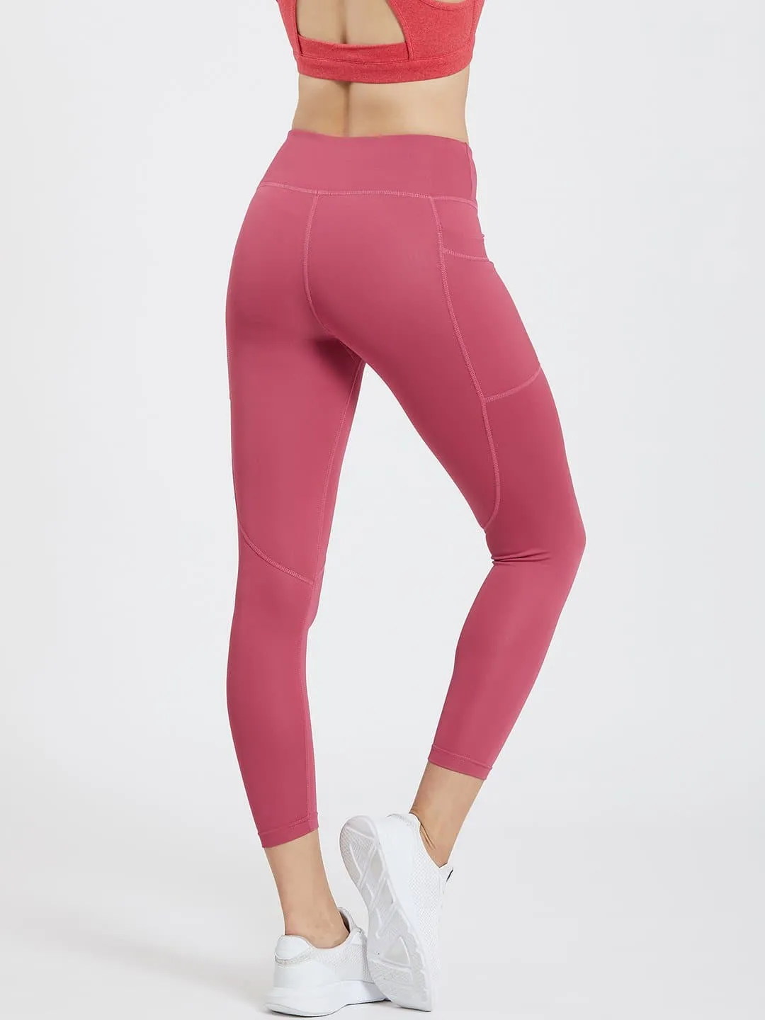 Maxtreme Power me Hippie Pink Ankle Pockets Leggings