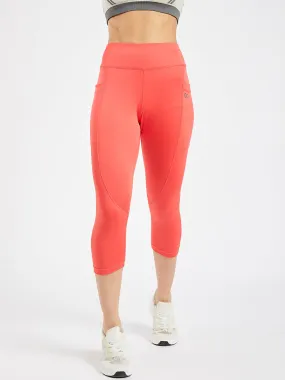 Maxtreme Power me Pink Pocket Capri Leggings