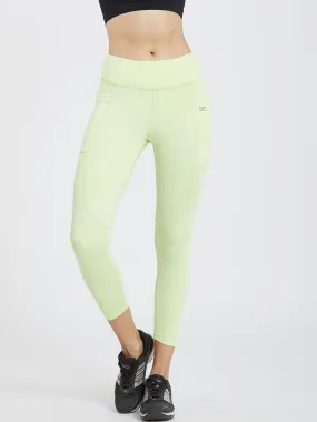 Maxtreme Power me Tea Green Ankle Pocket Leggings