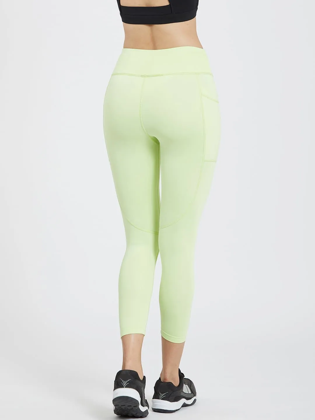 Maxtreme Power me Tea Green Ankle Pocket Leggings