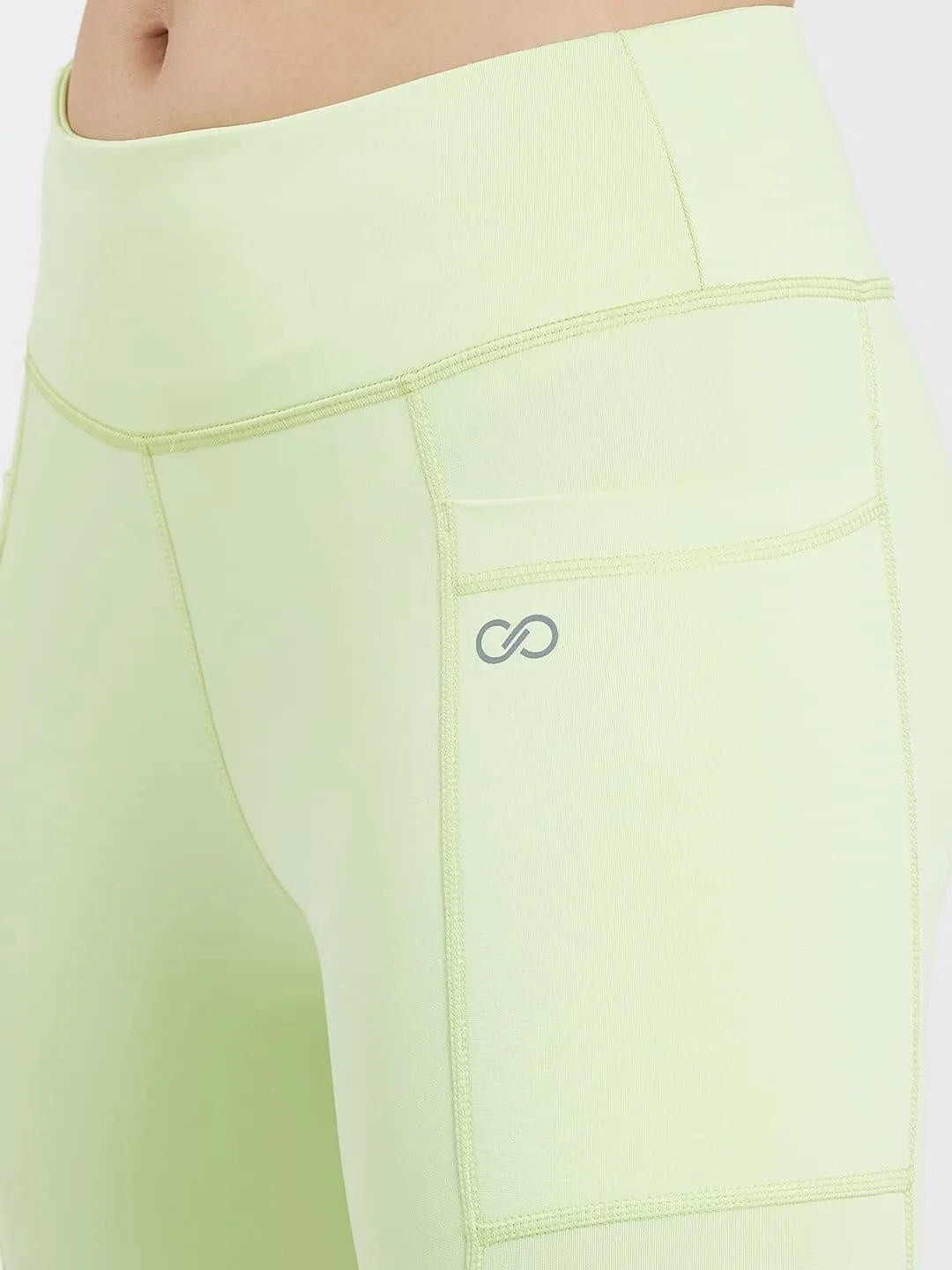 Maxtreme Power me Tea Green Ankle Pocket Leggings