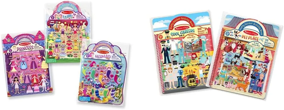 Melissa & Doug Reusable Puffy Stickers Assortment - Pick Your Favorite (1 individually Pack)