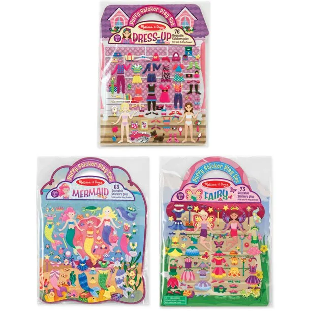 Melissa & Doug Reusable Puffy Stickers Assortment - Pick Your Favorite (1 individually Pack)