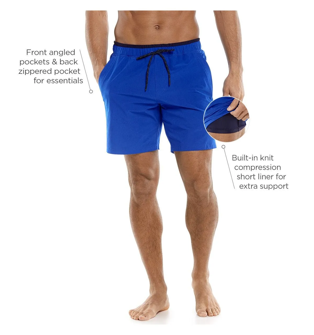 Men's Kahuna Swimming Shorts  |  Cobalt