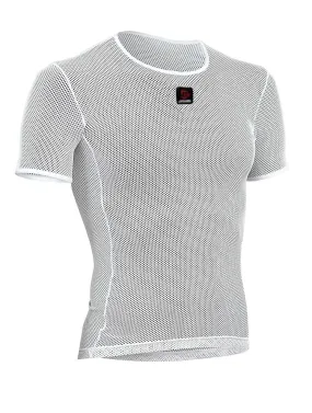 Mesh Short Sleeve Base Layer - White