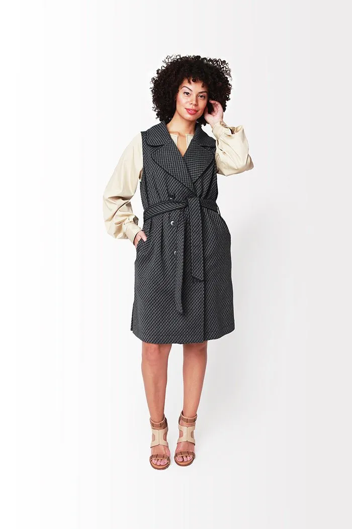 Nesly Vest Dress // Charcoal