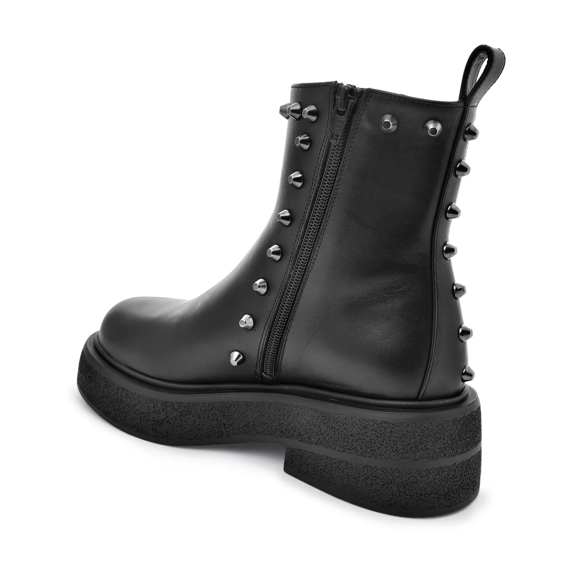 Nikko Pyramid Studs Ankle Boots