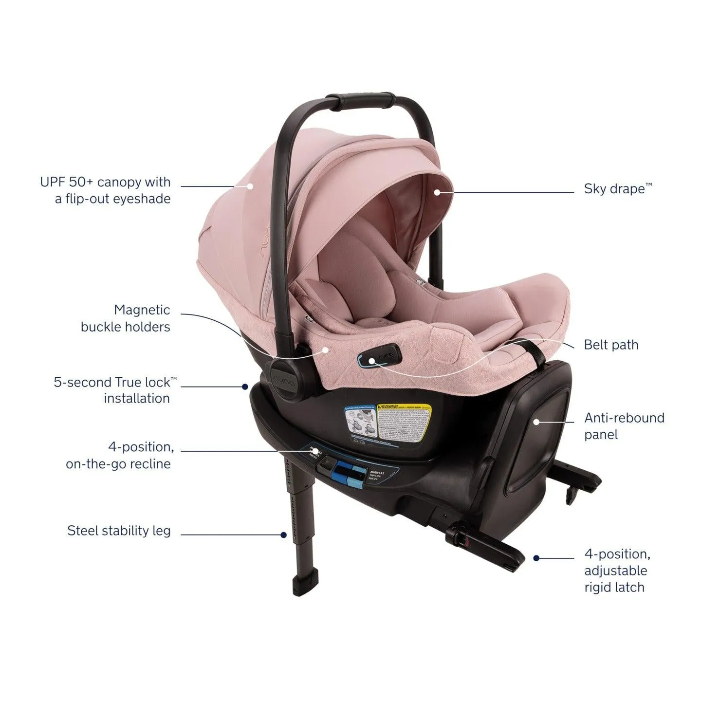 Nuna Triv Next   Pipa Aire RX Travel System | Thistle Collection