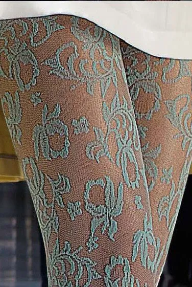 Oroblu Catherine Floral Lace Sheer Tights