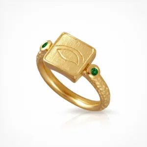 Osiris Seal Ring - Gold