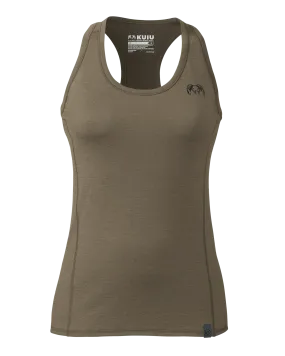 Outlet Women's ULTRA Merino 145 Racerback Tank | Ash