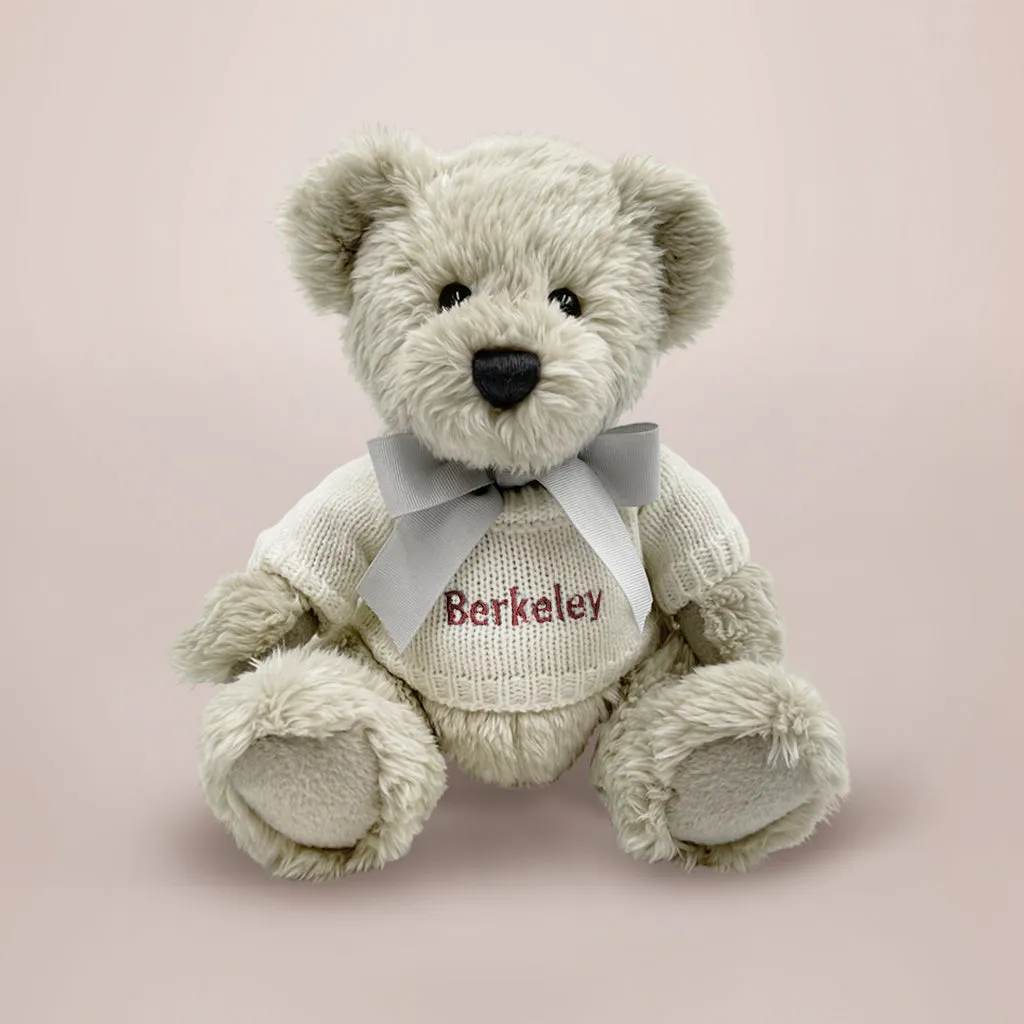 Personalised Christmas Snuggle Wrap With Berkeley Bear, Red