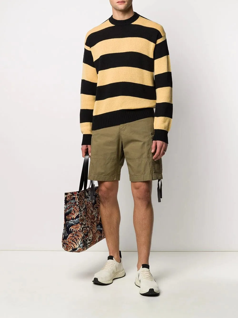 Prada Striped Cashmere Jumper