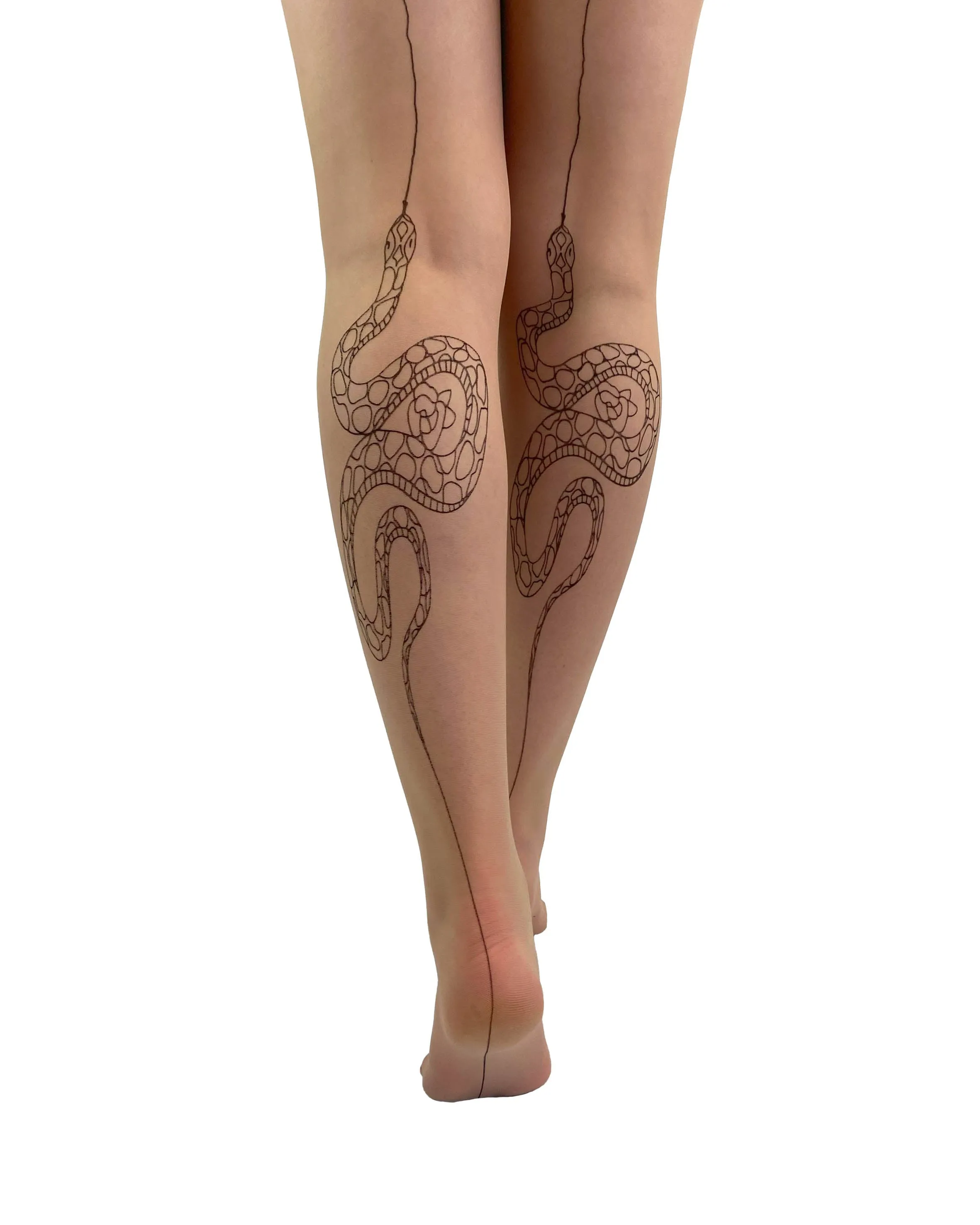 Premium Snake Back Seam Tights