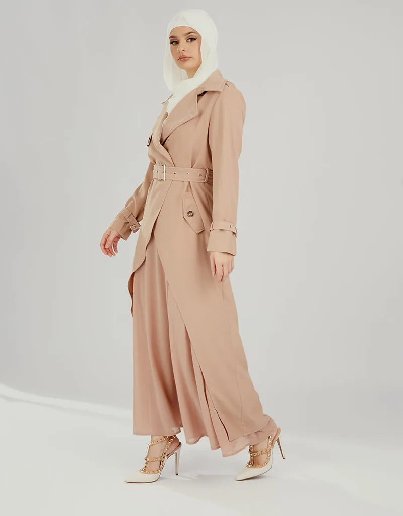 Pristine Trench Dress