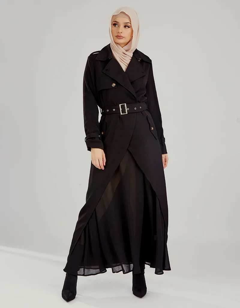 Pristine Trench Dress