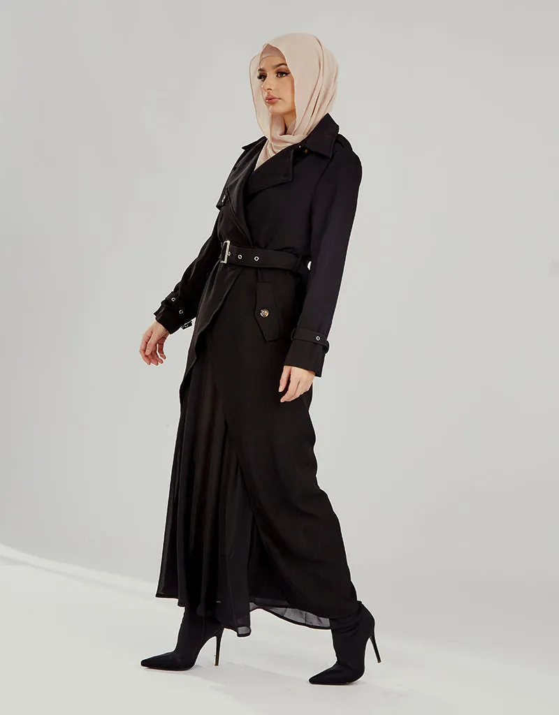 Pristine Trench Dress