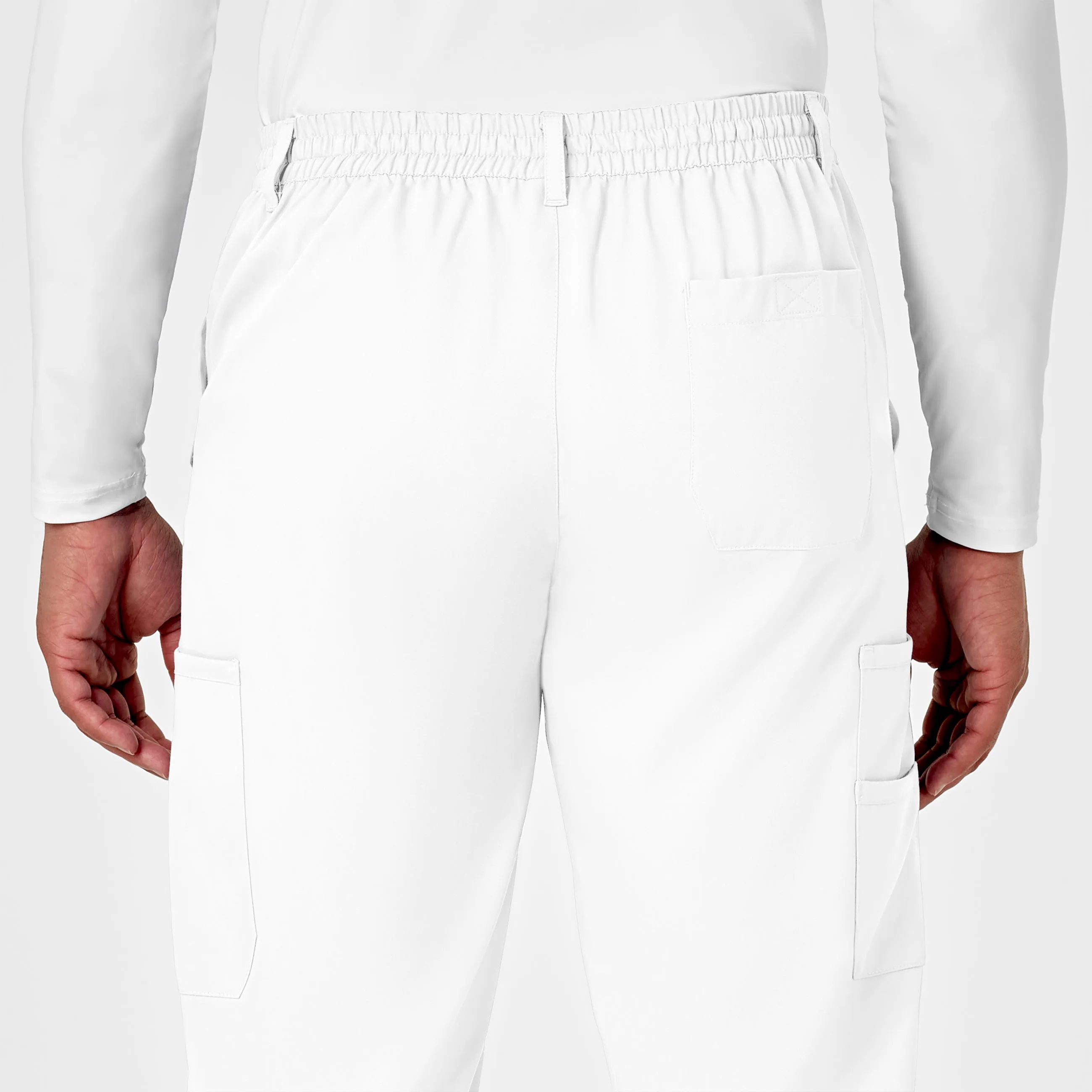 PRO Men's Cargo Scrub Pant - White