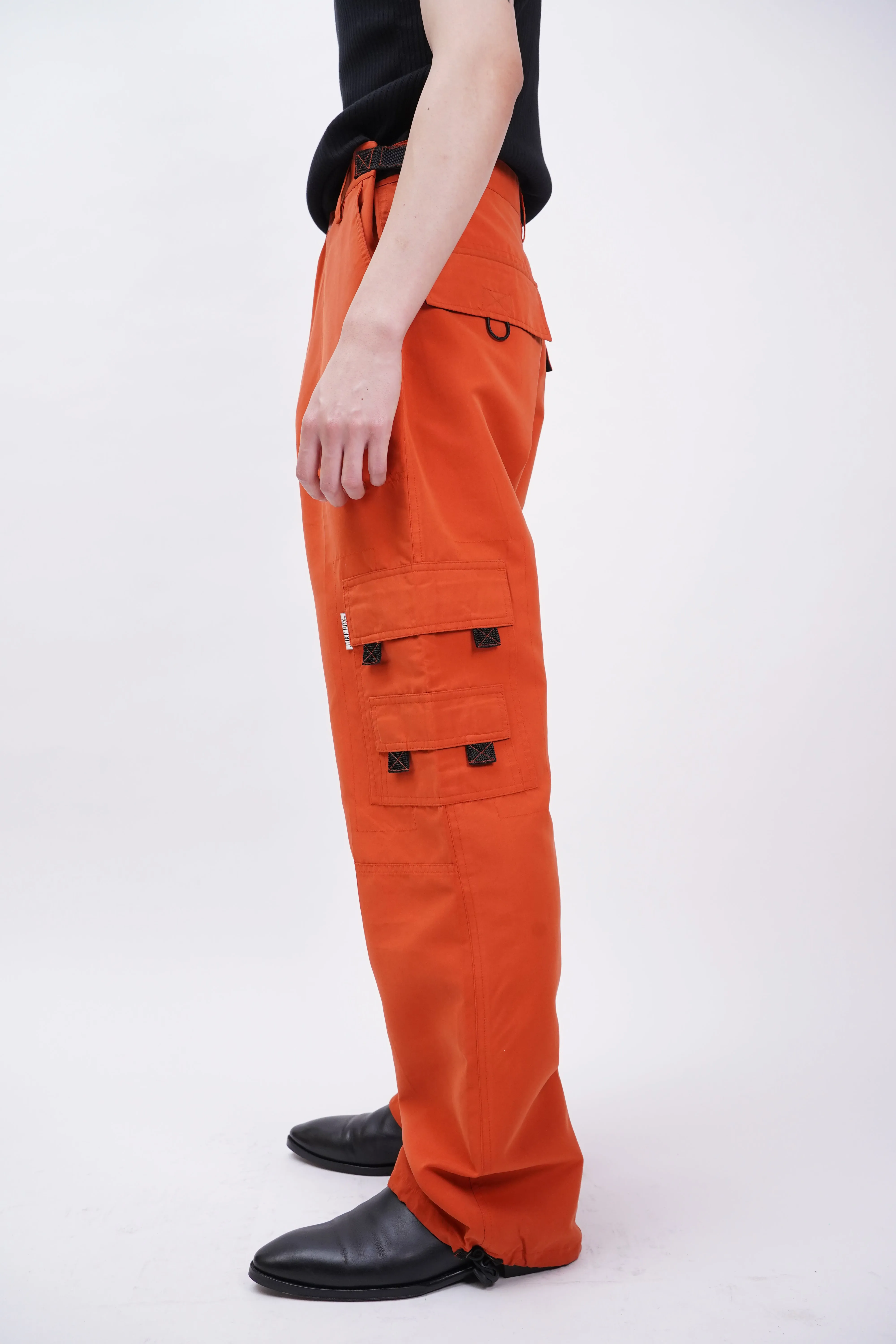 "JUKE BOX" -Polyester Cargo Pants-