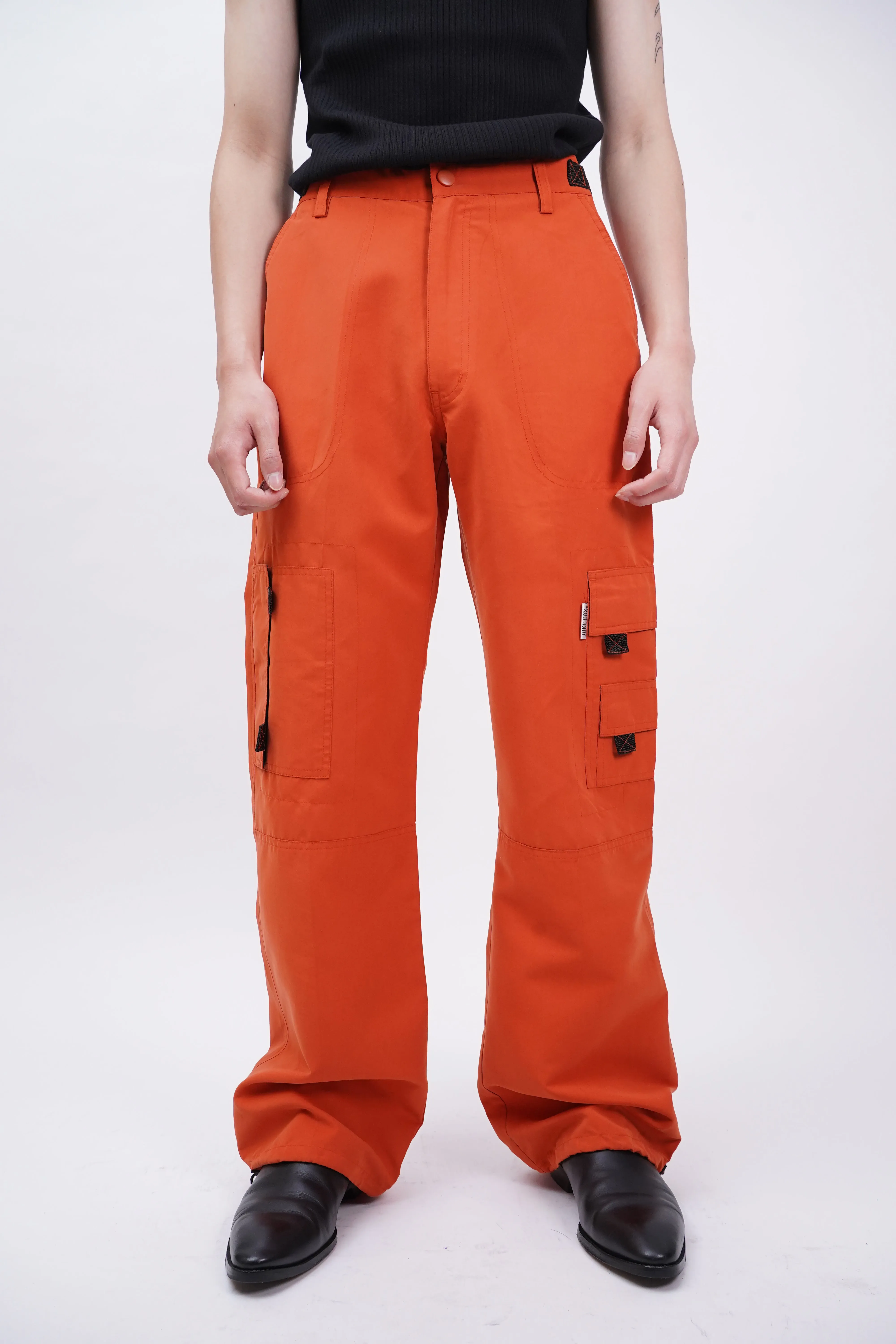 "JUKE BOX" -Polyester Cargo Pants-